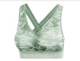 Camouflage 3-piece long sleeved bra pants sports Set!